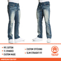 American Fighter Men's Denim jean skinny Fit Legend Cameron Normandy