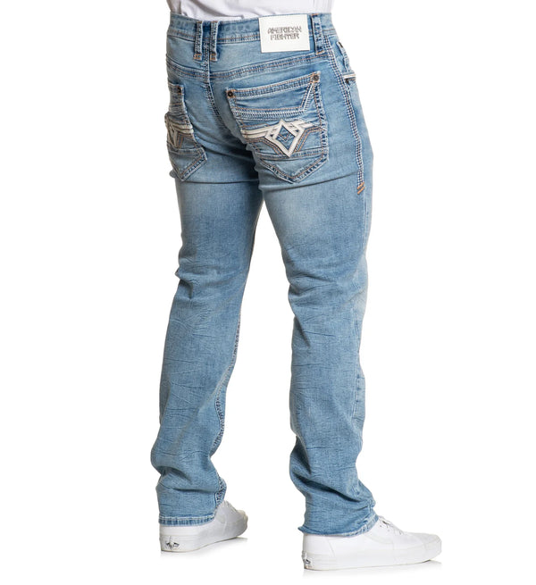 American Fighter Men's Denim Jean Legend River Inseam 30
