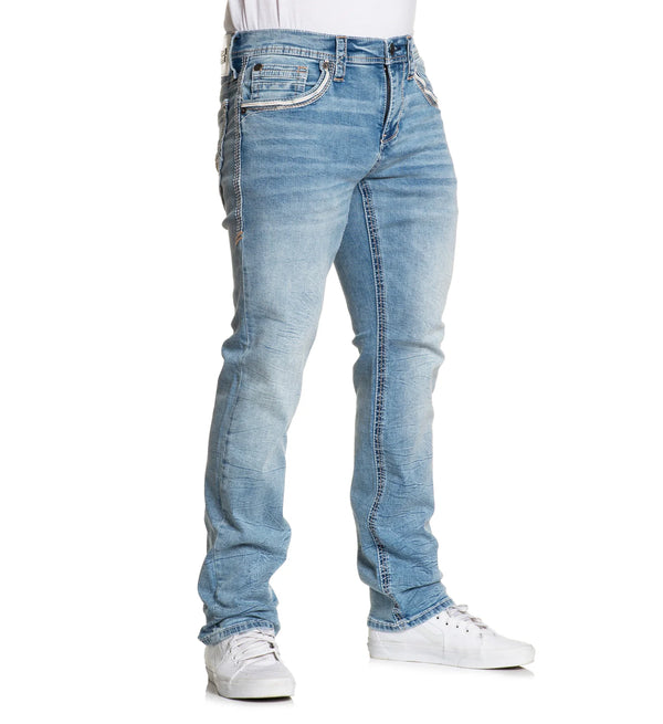 American Fighter Men's Denim Jean Legend River Inseam 30