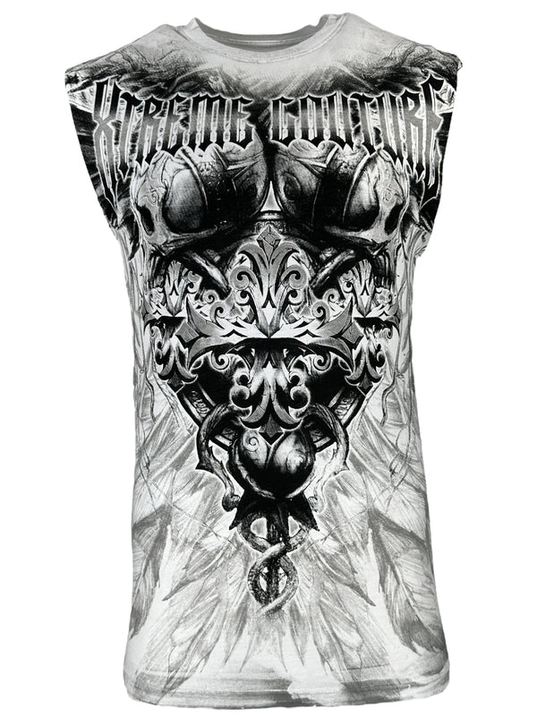Xtreme Couture By Affliction Men's Muscle T-shirt Tank Top Genocyber