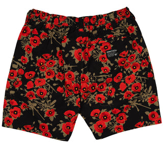 Howitzer Men's Boardshort Otte Poppies Of War Hybrid Short
