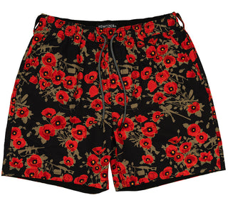 Howitzer Men's Boardshort Otte Poppies Of War Hybrid Short