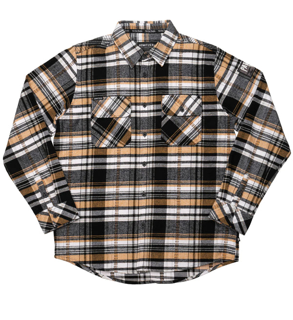 Howitzer Style Men's Button Down Flannel Musket Military Grunt MFG