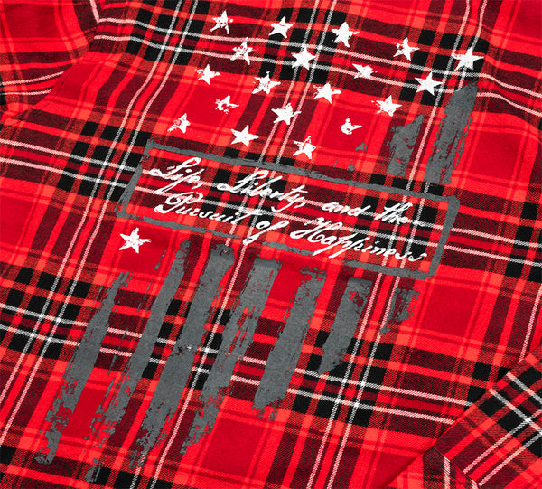Howitzer Style Men's Flannel Shirt Warrior Tribe Military Grunt MFG