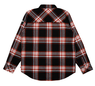Howitzer Style Men's Button Down Flannel Shirt Anarchy