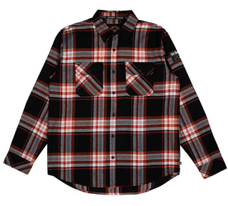 Howitzer Style Men's Button Down Flannel Shirt Anarchy