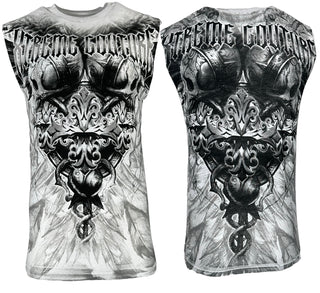 Xtreme Couture By Affliction Men's Muscle T-shirt Tank Top Genocyber