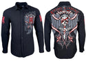 Xtreme Couture by Affliction Men's Button Down Shirt Brawl