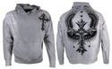 Xtreme Couture By Affliction Unisex Oversized Boxy Pullover Hoodie Uprising