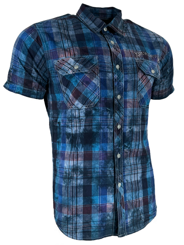 Xtreme Couture by Affliction Men's Button Down Shirt Dont Tread