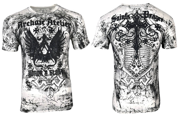 Archaic By Affliction Men's T-shirt Achilles **