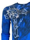 Xtreme Couture By Affliction Men's Long Sleeve T-shirt Faith Driven