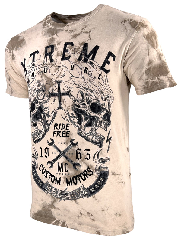 Xtreme Couture By Affliction Men's T-shirt Blazing Roadway