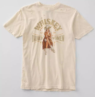 American Highway Women's T-shirt Whiskey Drinkin ^^
