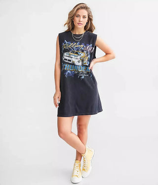 American Highway Women's T-shirt Thunder Muscle Tank Dress ^^^