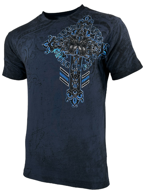 Xtreme Couture By Affliction Men's T-shirt Iron Work