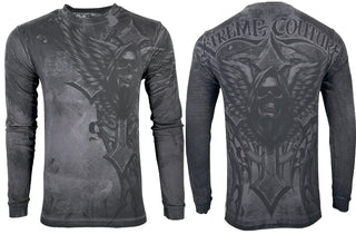 Xtreme Couture By Affliction Men's Long Sleeve T-shirt Last scream *+