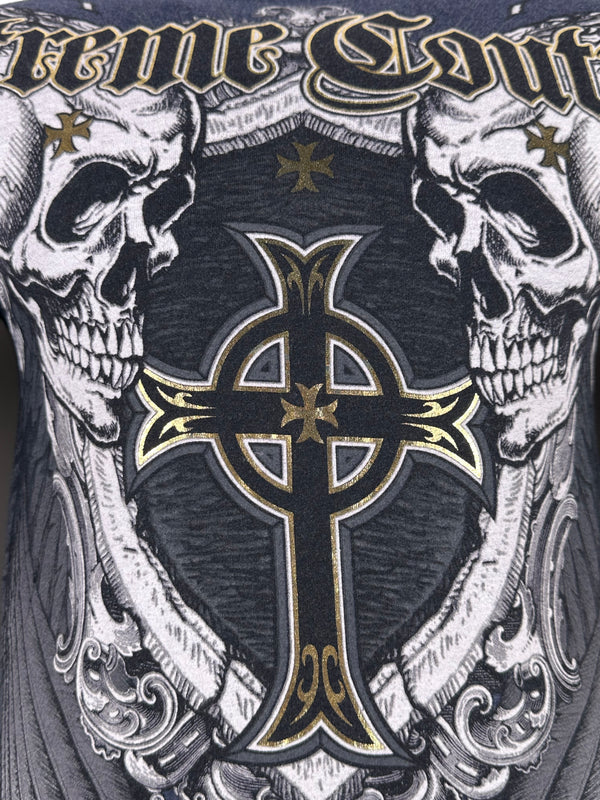 Xtreme Couture By Affliction Men's T-shirt Pulverize **
