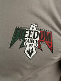 Freedom Ranch Men's T-shirt Freedom Stamp
