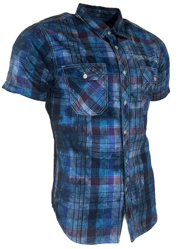 Xtreme Couture by Affliction Men's Button Down Shirt Faith & Trust