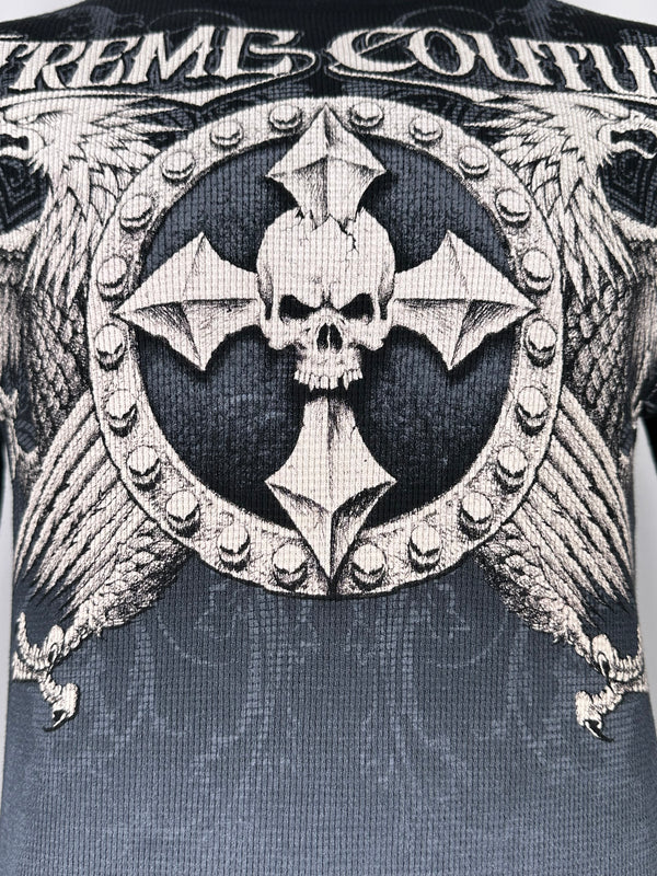 Xtreme Couture by Affliction Men's Thermal Shirt  INDUSTRIALIZED