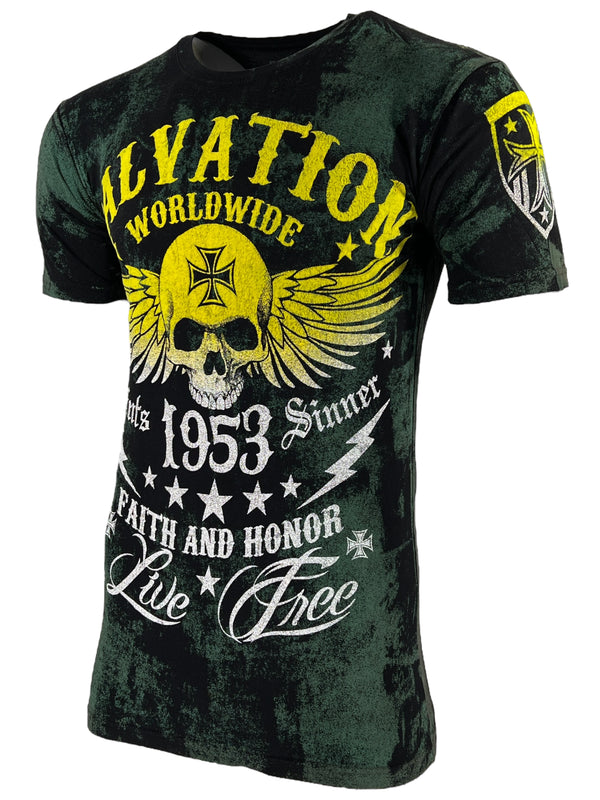 Archaic by Affliction Men's T-Shirt Black Tide