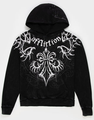 Affliction Men’s Pullover Hoodie Skeleton