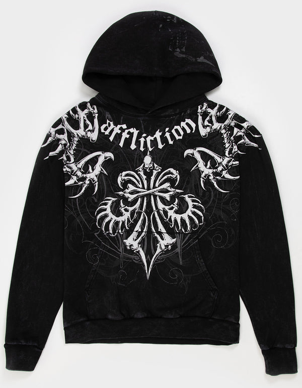Affliction Men’s Pullover Hoodie Skeleton