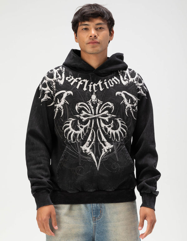 Affliction Men’s Pullover Hoodie Skeleton