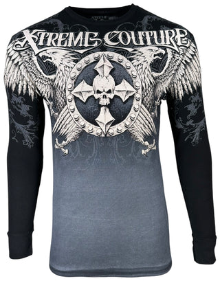 Xtreme Couture by Affliction Men's Thermal Shirt  INDUSTRIALIZED