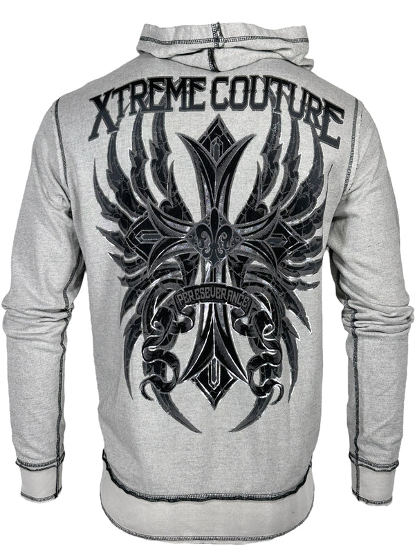 Xtreme Couture By Affliction Reversible Zip Up Men's Hoodie Glorious ++