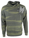 Xtreme Couture By Affliction Unisex Oversized Boxy Pullover Hoodie Saracen
