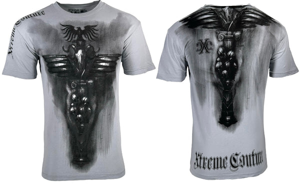 Xtreme Couture by Affliction Men's T-Shirt Carbon
