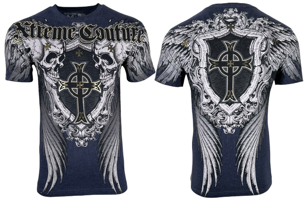 Xtreme Couture By Affliction Men's T-shirt Pulverize **