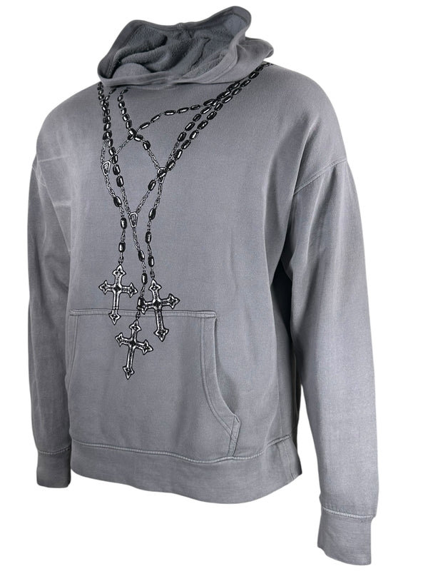 Xtreme Couture By Affliction Unisex Oversized Boxy Pullover Hoodie Saints