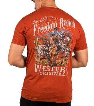Freedom Ranch Men's T-shirt Rodeo Co