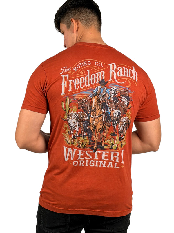 Freedom Ranch Men's T-shirt Rodeo Co