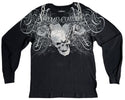 Xtreme Couture by Affliction Men's Thermal Shirt WHIPLASH