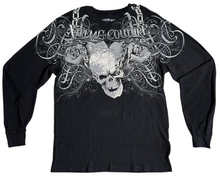 Xtreme Couture by Affliction Men's Thermal Shirt WHIPLASH