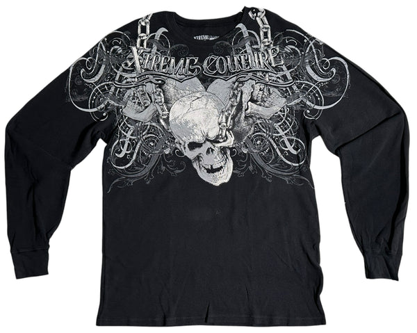 Xtreme Couture by Affliction Men's Thermal Shirt WHIPLASH
