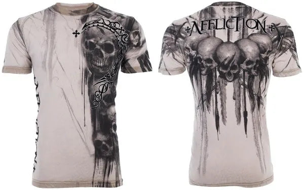 Affliction Men's T-shirt Walking dead