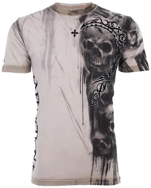 Affliction Men's T-shirt Walking dead