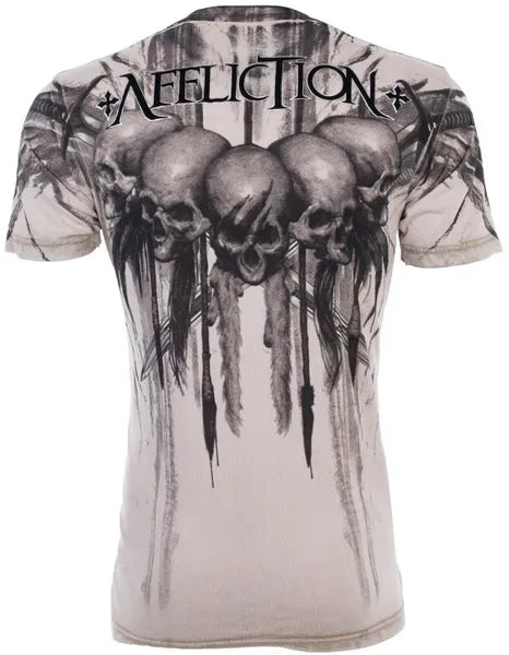 Affliction Men's T-shirt Walking dead