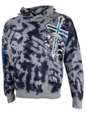 Xtreme Couture By Affliction Unisex Oversized Boxy Pullover Hoodie Judgement Night