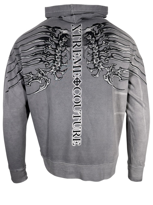 Xtreme Couture By Affliction Men's Hoodie Iron Bones **