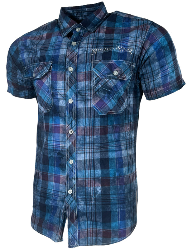 Xtreme Couture by Affliction Men's Button Down Shirt Faith & Trust