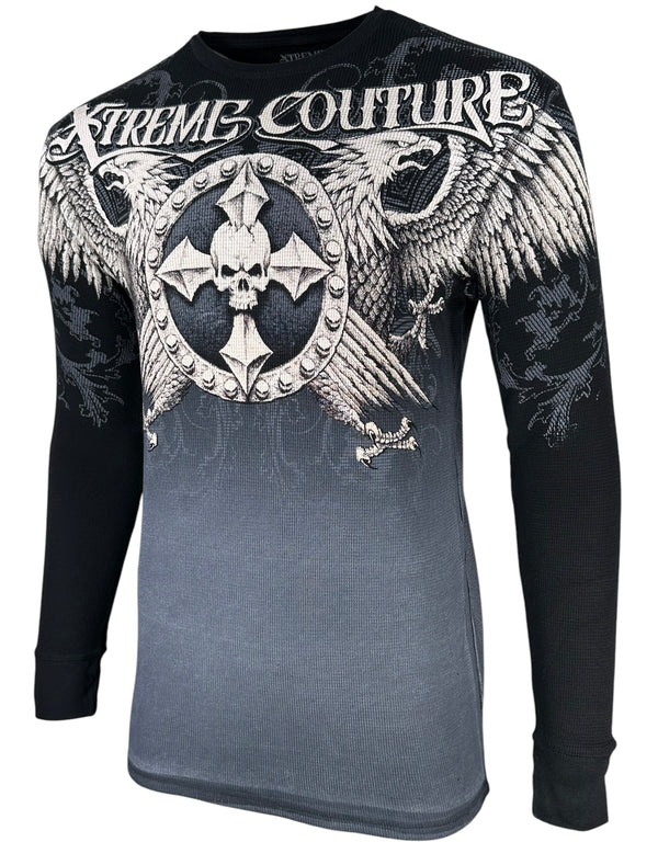 Xtreme Couture by Affliction Men's Thermal Shirt  INDUSTRIALIZED
