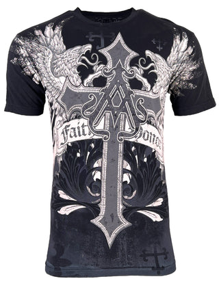 Archaic by Affliction Men's T-Shirt Winged Creature
