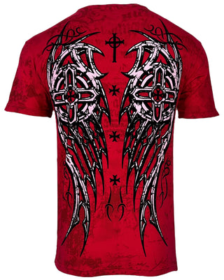 Archaic by Affliction Men's T-Shirt Wing Man