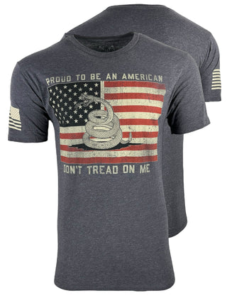 Howitzer Style Men's T-Shirt Don't Tread On Me Military Grunt MFG